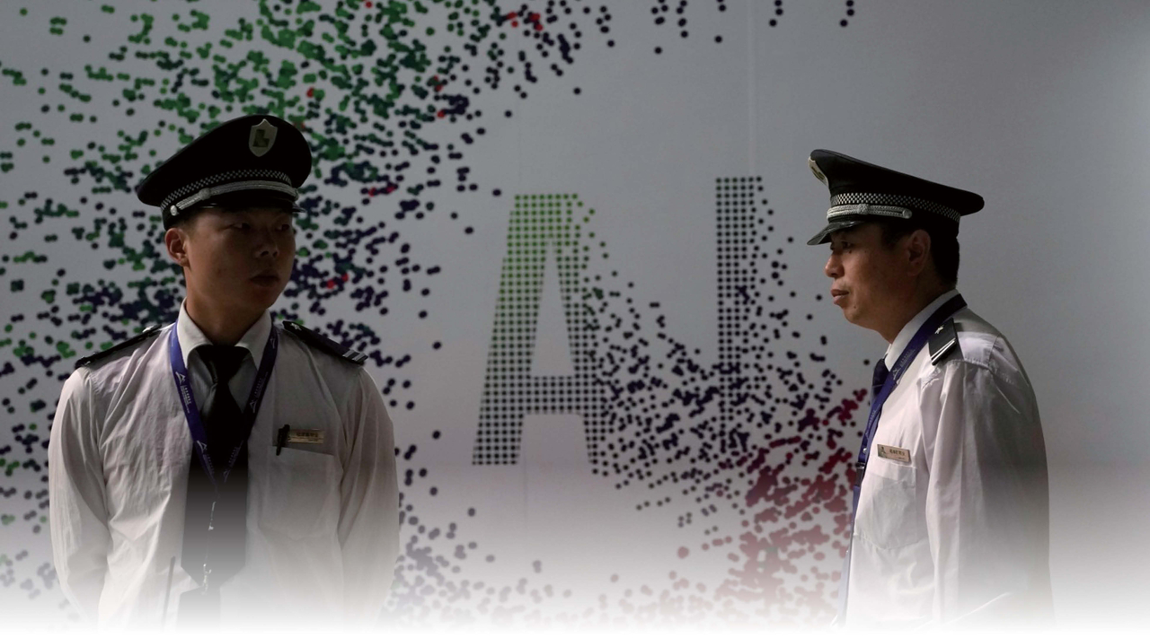 Chinese authorities have advised the country’s leading artificial intelligence (AI) researchers and entrepreneurs to avoid traveling to the United States over security concerns, the Wall Street Journal reported early March, citing sources familiar with the matter. Security officers keep watch in front of an AI (Artificial Intelligence) sign at the annual Huawei Connect event in Shanghai, China, Sept. 18, 2019[Reuters]