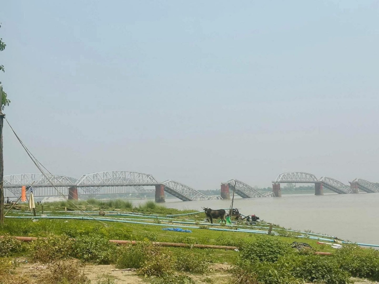 Mandalay Bridge in Myanmar (Yonhap)