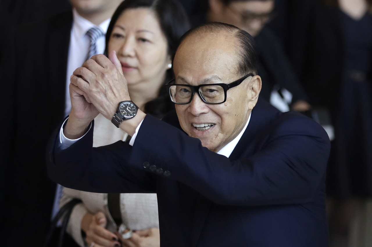 리카싱(李嘉誠) 청쿵(長江)그룹 회장. [AP]