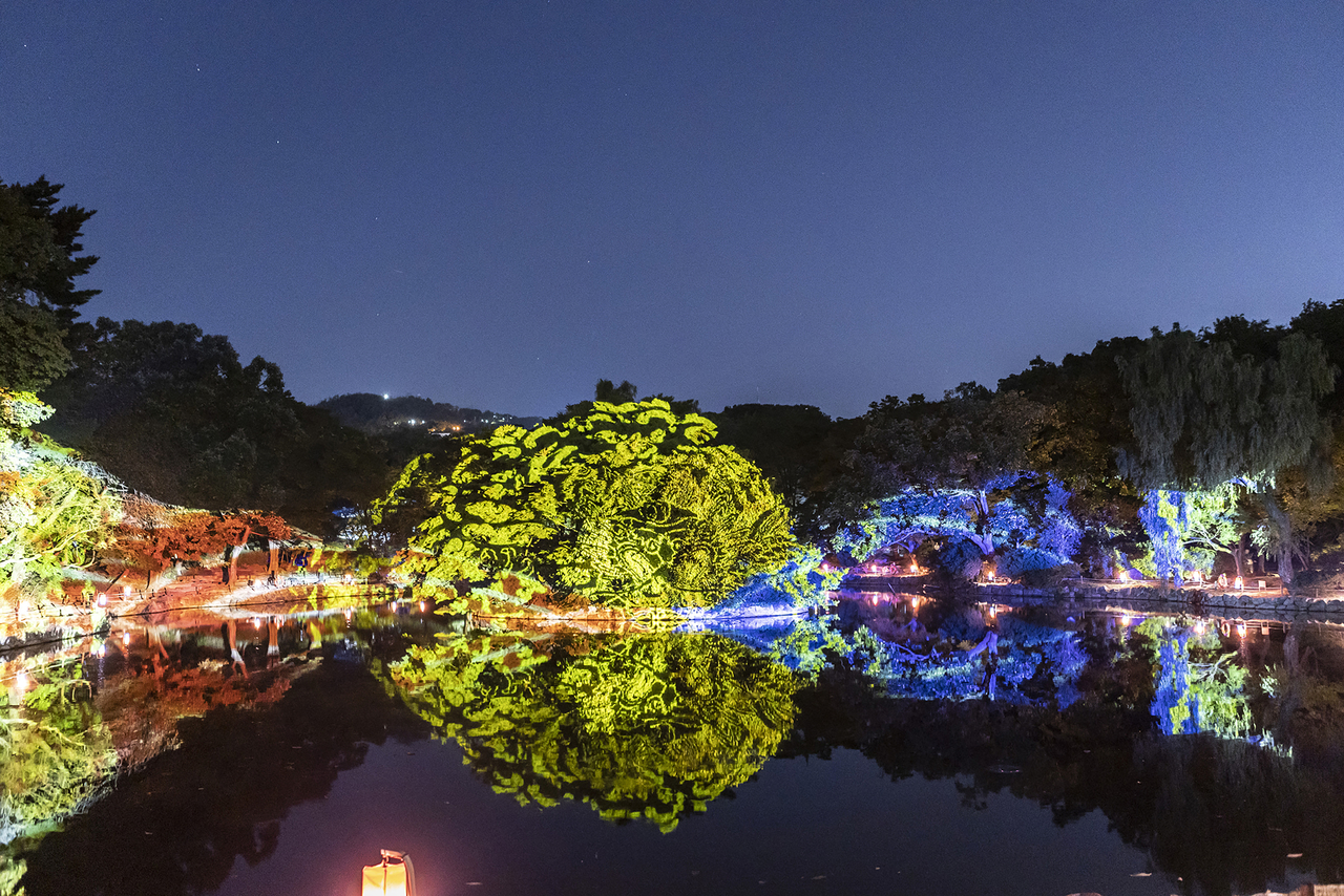 Multimedia show at Changgyeonggung in October 2024 (Korea Heritage Service)