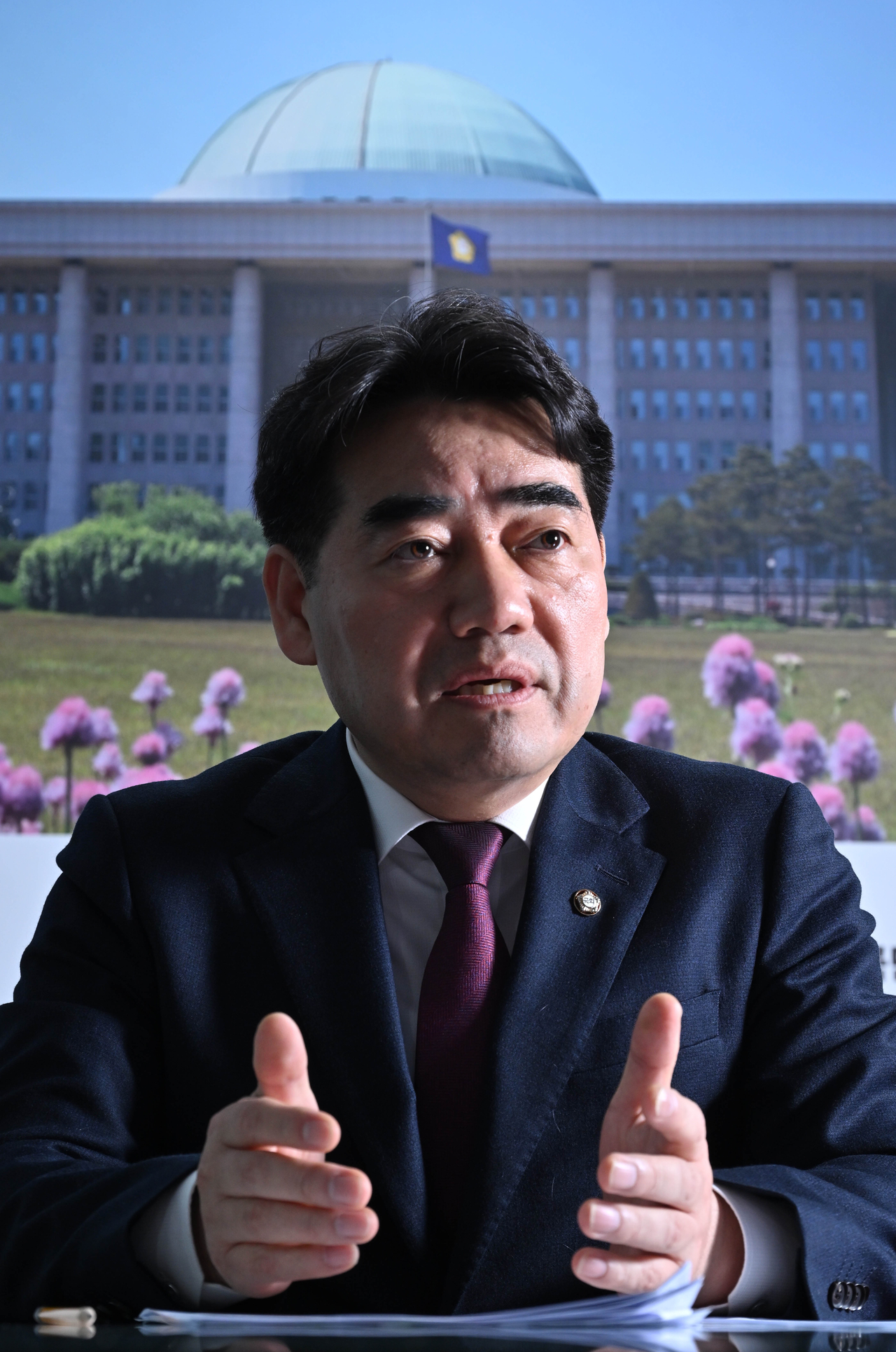 이성권 국민의힘 의원이 26일 오후 서울 여의도 국회 의원회관에서 코리아헤럴드와 인터뷰를 하고 있다. 임세준 기자