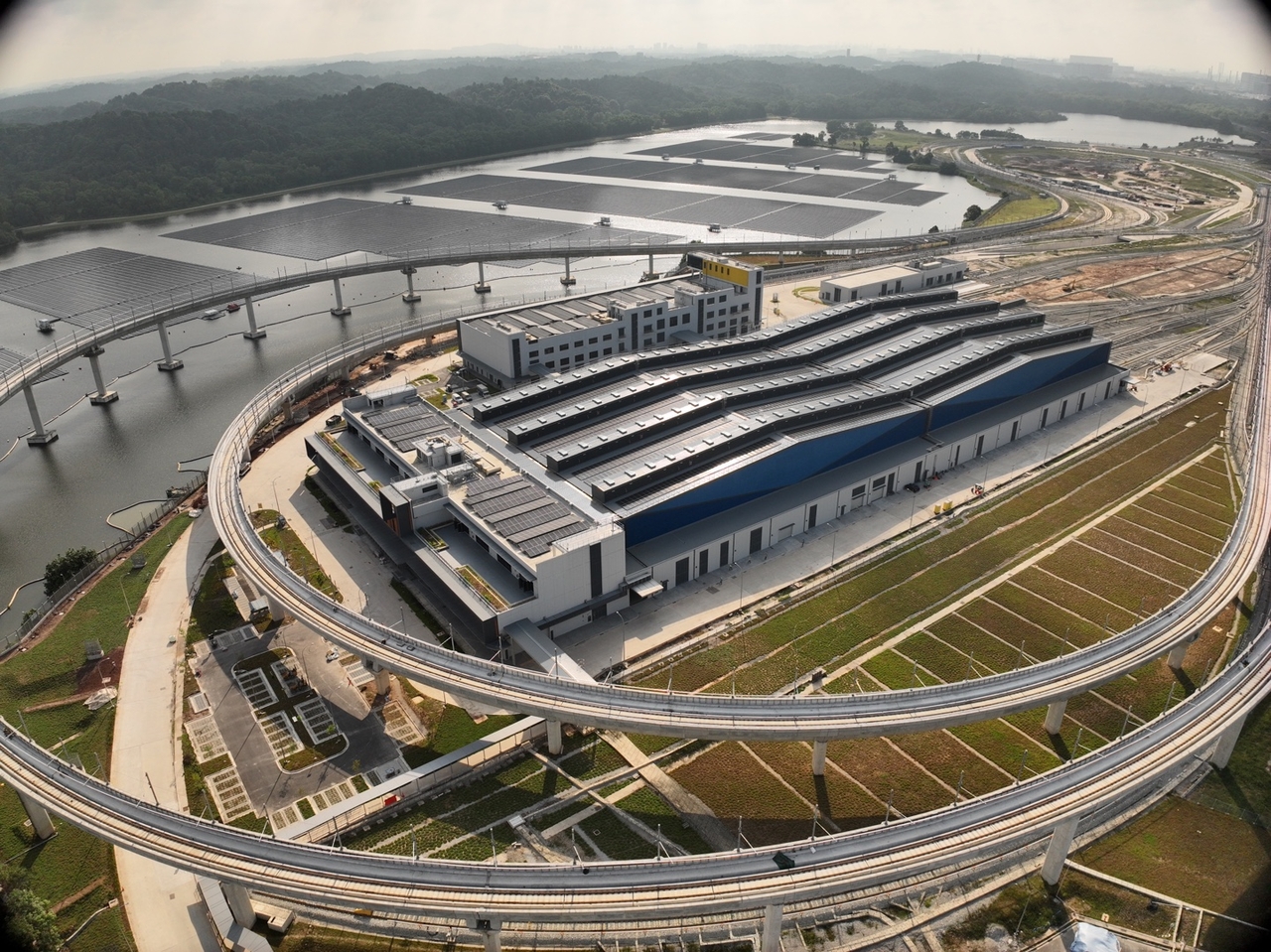 GS E&C-built Singapore Rail Test Center in Tuas, western Singapore (GS E&C)