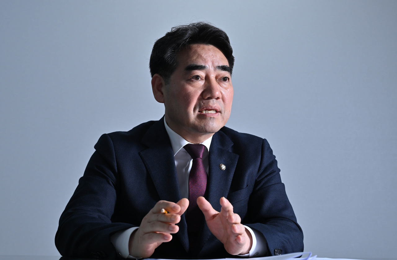 이성권 국민의힘 의원이 26일 오후 서울 여의도 국회 의원회관에서 코리아헤럴드와 인터뷰를 하고 있다. 임세준 기자