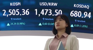 Korean won falls further to below 1,470 won, lowest in 16 yrs