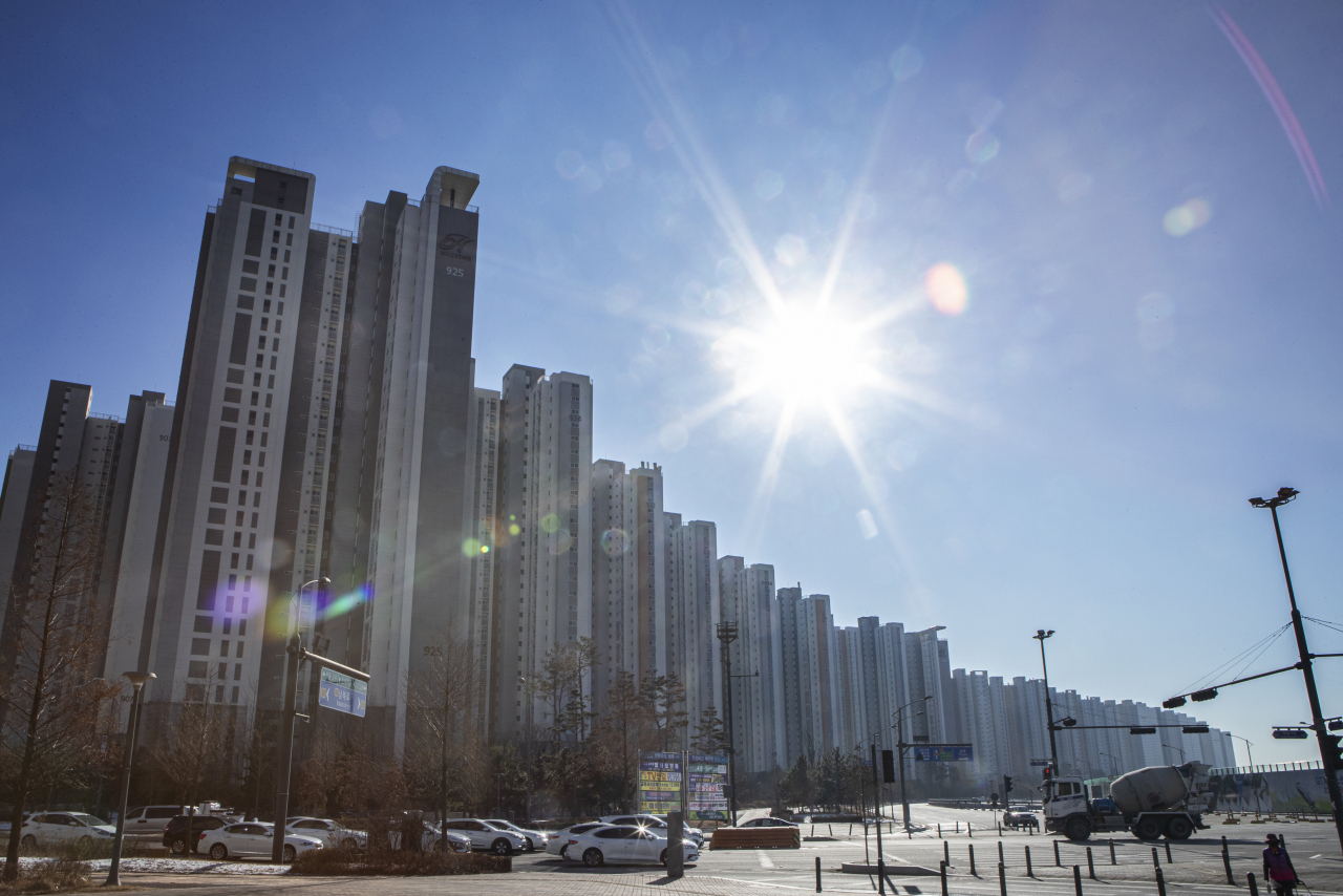 경기도 파주 운정신도시 일대의 모습. [연합뉴스]