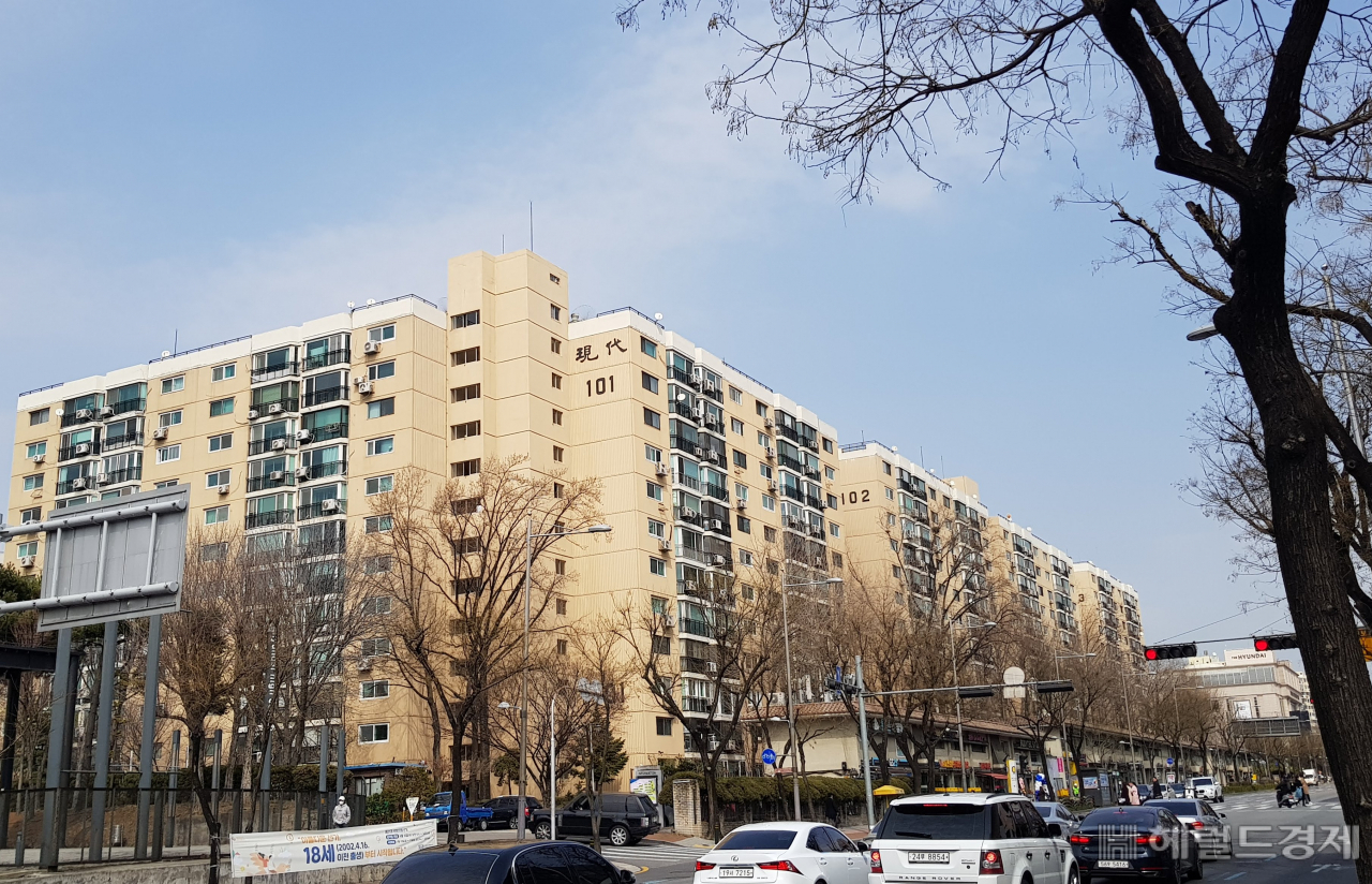 서울 강남구 압구정동 현대아파트 모습. [헤럴드경제]