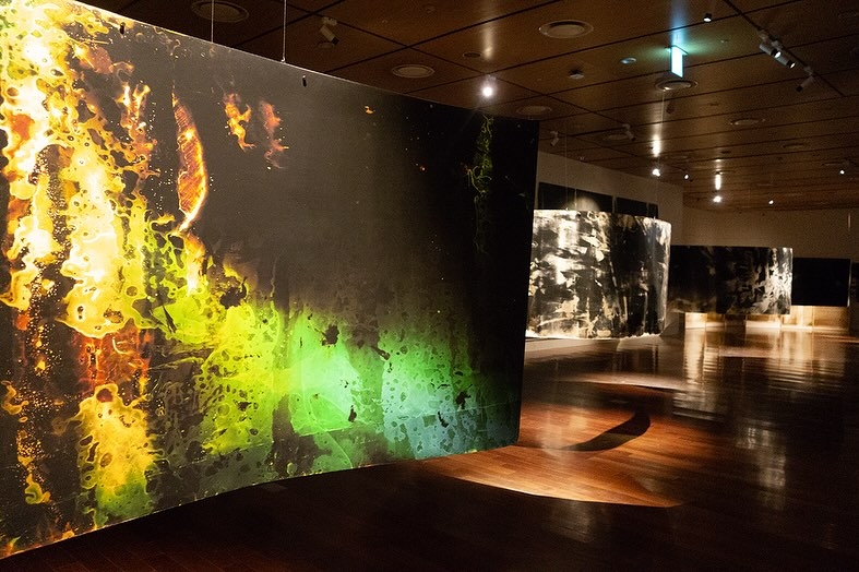 "A Sombre Aspect" exhibition held at the Korea Foundation Gallery (The Peruvian Embassy in Seoul)