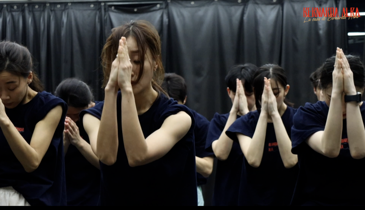 Dancers rehearse a scene from "Bernarda Alba." (AHAM Art Project)