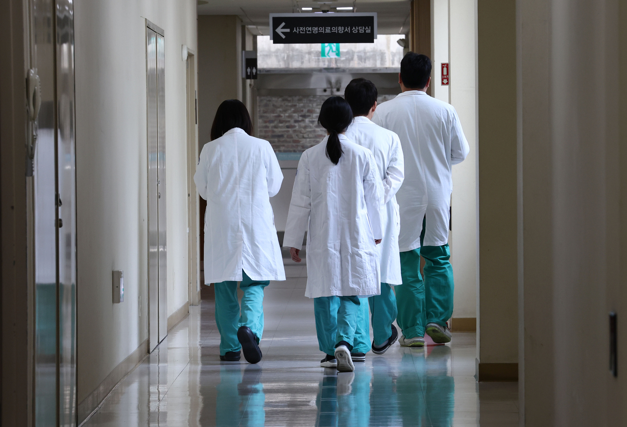 Ousted President Yoon Suk Yeol had pushed for a dramatic increase in medical school enrollment quotas, triggering fierce resistance from medical school students and junior doctors. (Yonhap)