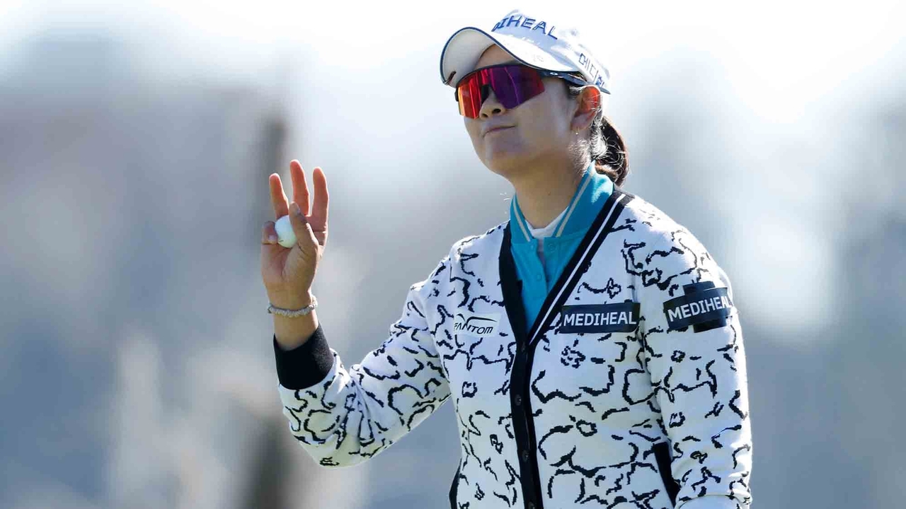 양희영을 꺾고 3연승으로 16강 진출에 성공한 김아림. [사진=LPGA]
