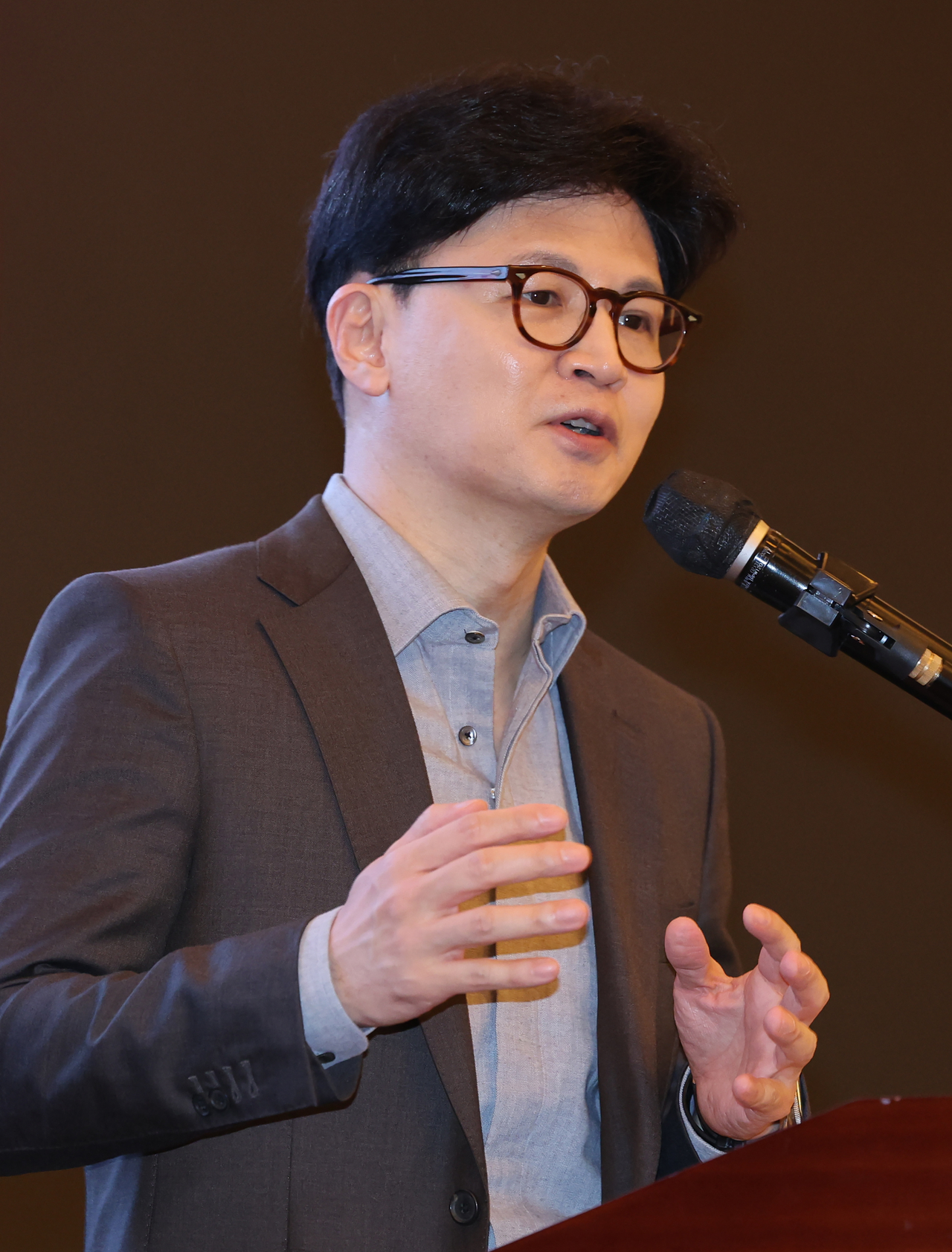Han Dong-hoon, former chief of People Power Party  (Yonhap)
