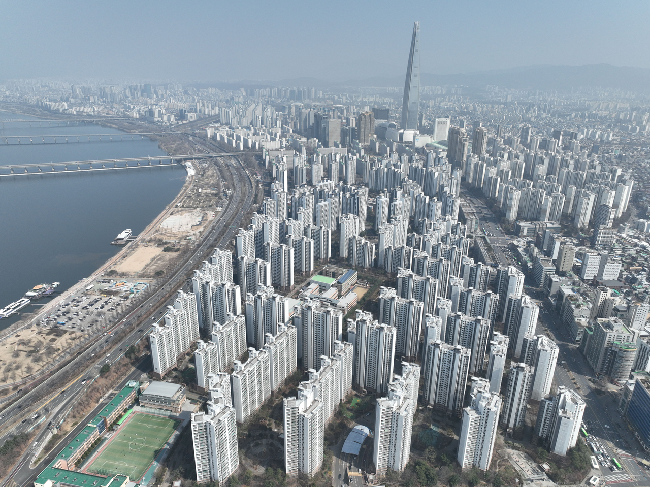 서울 송파구 일대 아파트 단지 모습 [연합]