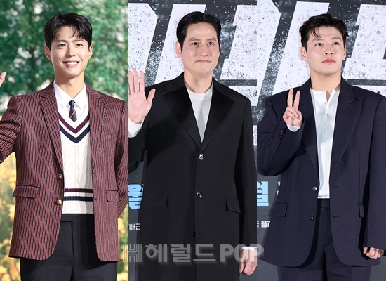 배우 박보검, 박해준, 강하늘/사진=민선유 기자