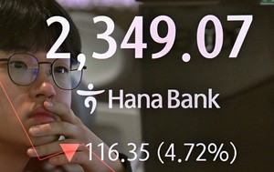 한국 상륙한 트럼프發 관세에 코스피 ‘검은 월요일’ 됐다…5% 넘게 빠져 2330대로 ‘주르륵’ [투자360]
