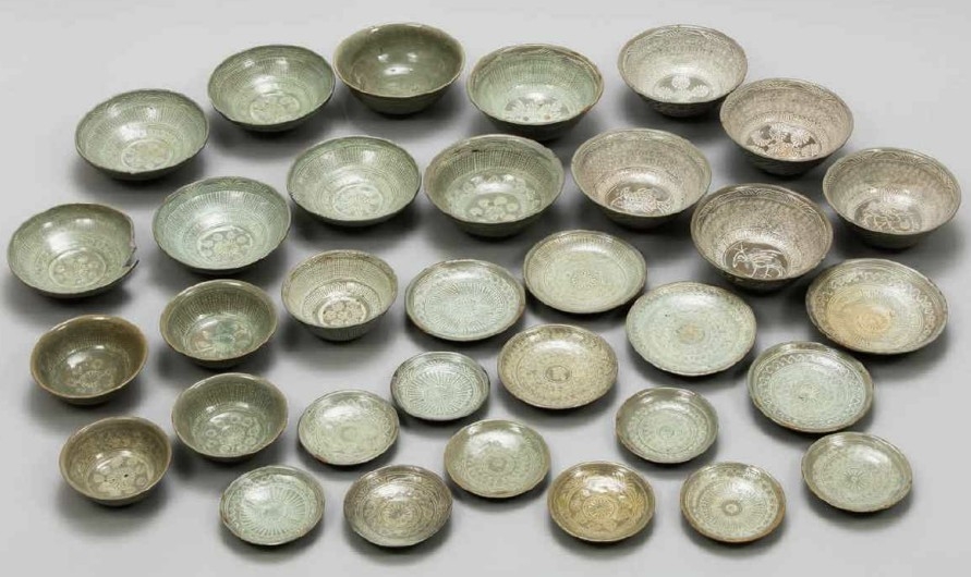 Celadon ceramics recovered from the Ma-do No. 4 ship  (Yonhap)