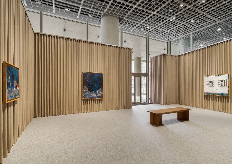 Installation view of "Harold Ancart: Good Night" at APMA Cabinet (Courtesy Gagosian)