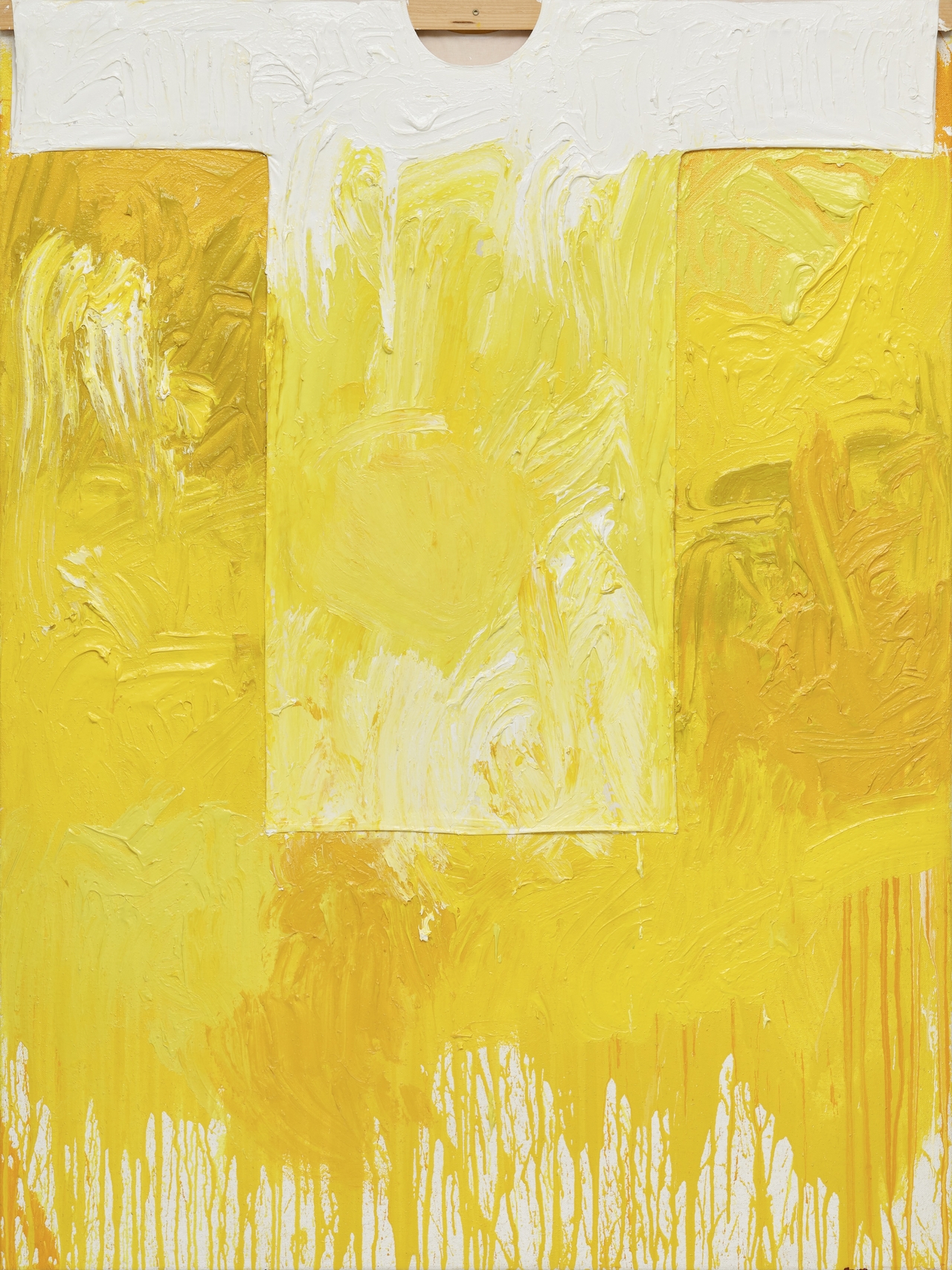 헤르만 니치, Action painting, 캔버스에 아크릴, 200 x 150 cm, 2019