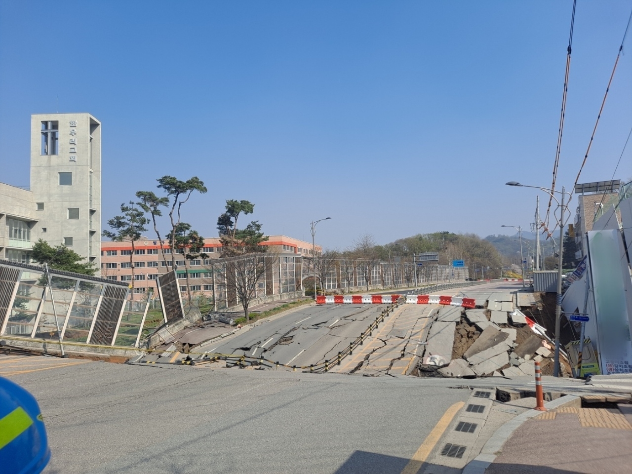 광명 신안산선 공사장 지하터널 붕괴 현장 [소방청 제공]