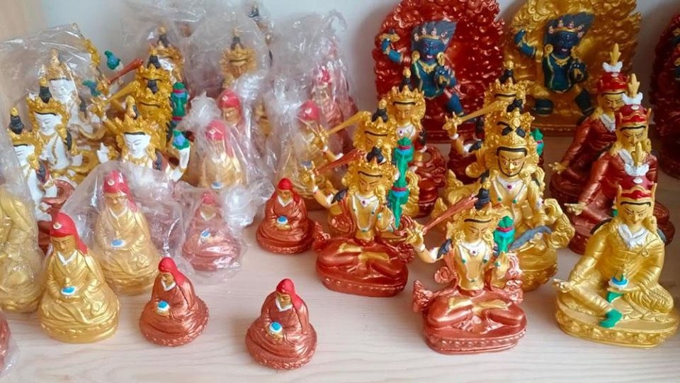 Small handcrafted souvenirs are visible at a shop in Thimphu, Bhutan.   (Kuensel)