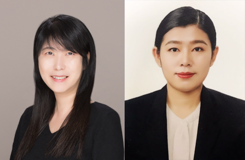 김미정(왼쪽) 교수와 저자 Thinzar Aung 박사가 실린 논문 표지 사진.  [국립창원대 제공]