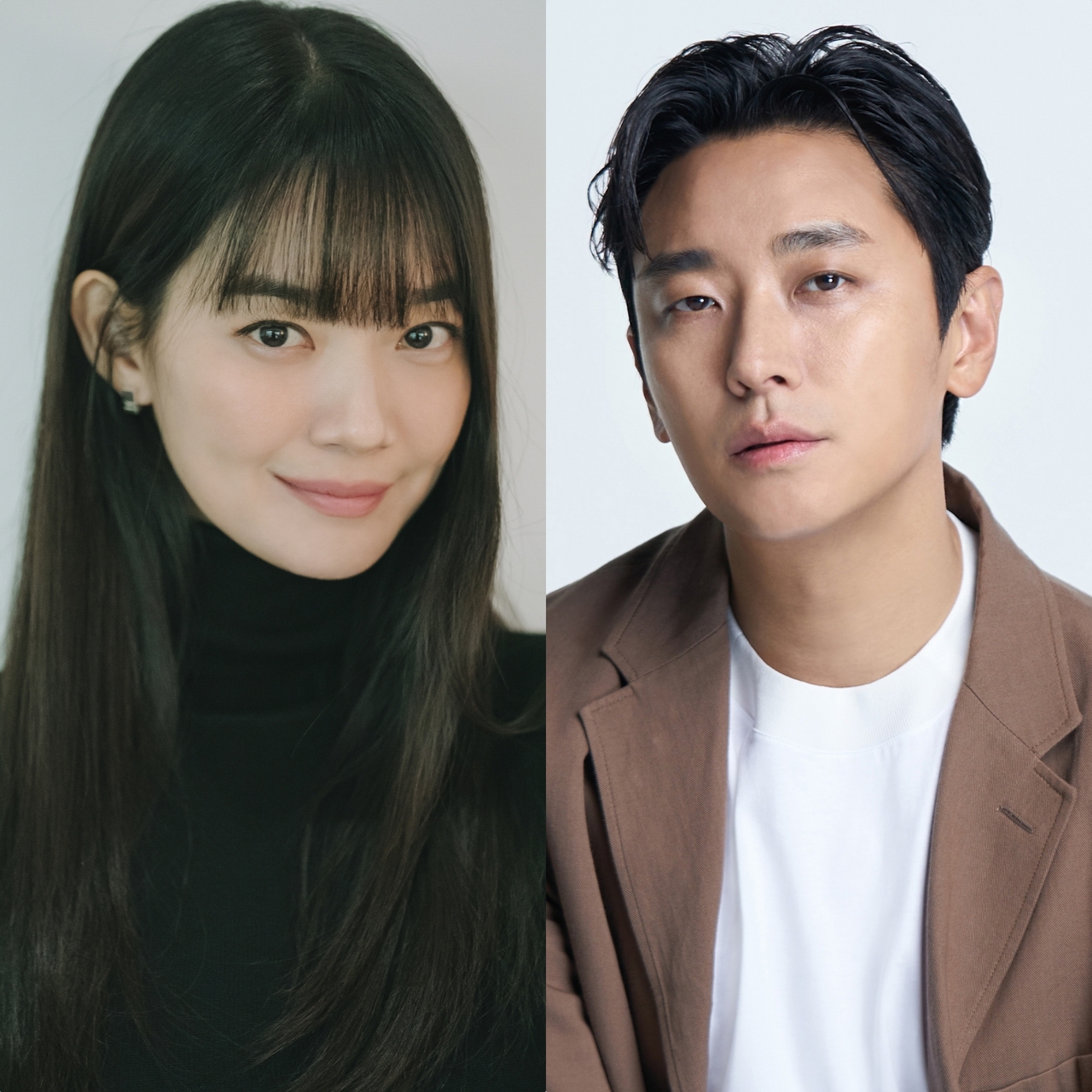 Shin Min-a (left), Ju Ji-hoon (AM Entertainment, Blitzway Studios)