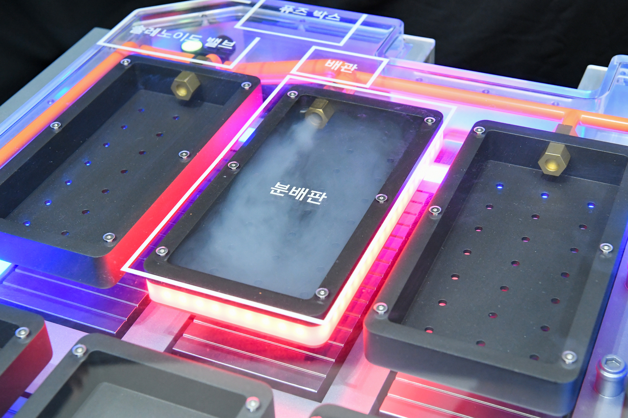 Hyundai Mobis’ newly developed electric vehicle battery system to prevent thermal runaway (Hyundai Mobis)
