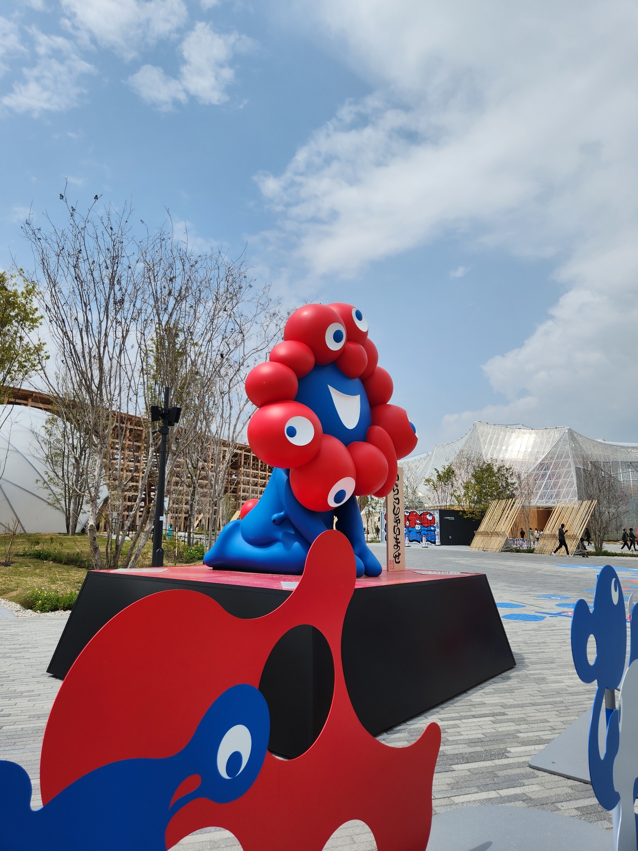The mascot “Myaku-Myaku” of Expo 2025 in Osaka, Japan (Song Seung-hyun/The Korea Herald)
