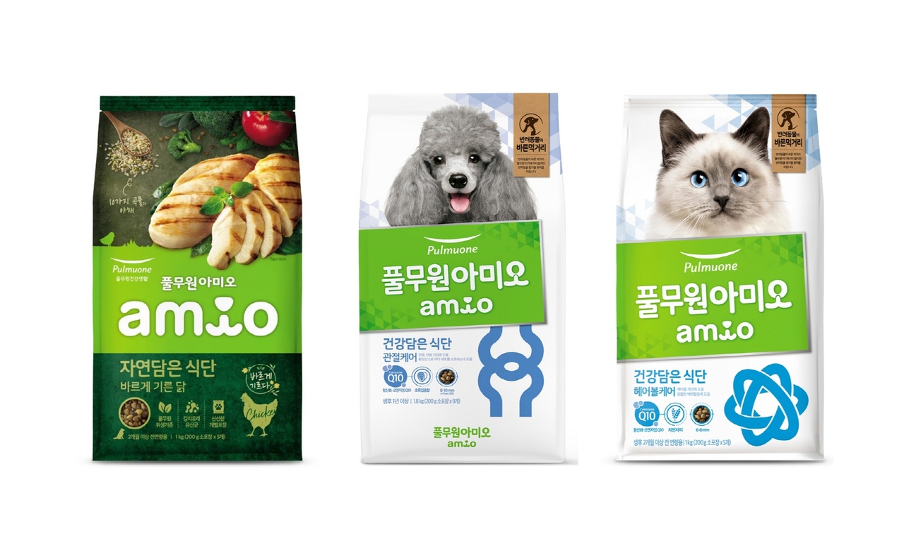 ‘풀무원아미오’  사료 [풀무원 제공]