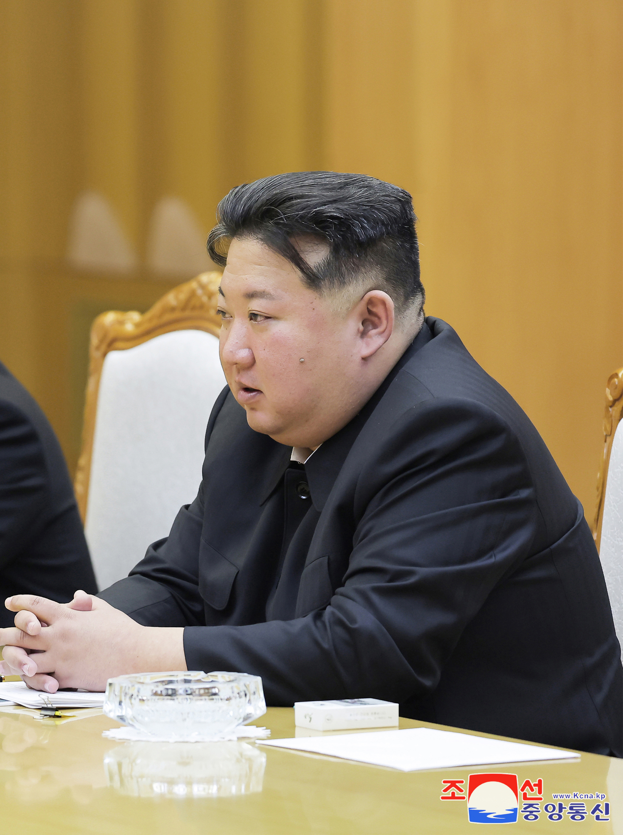Kim Jong-un is seen on Mar. 22. (KCNA)