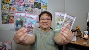 Singapore man makes a living streaming himself opening packs of Pokemon cards