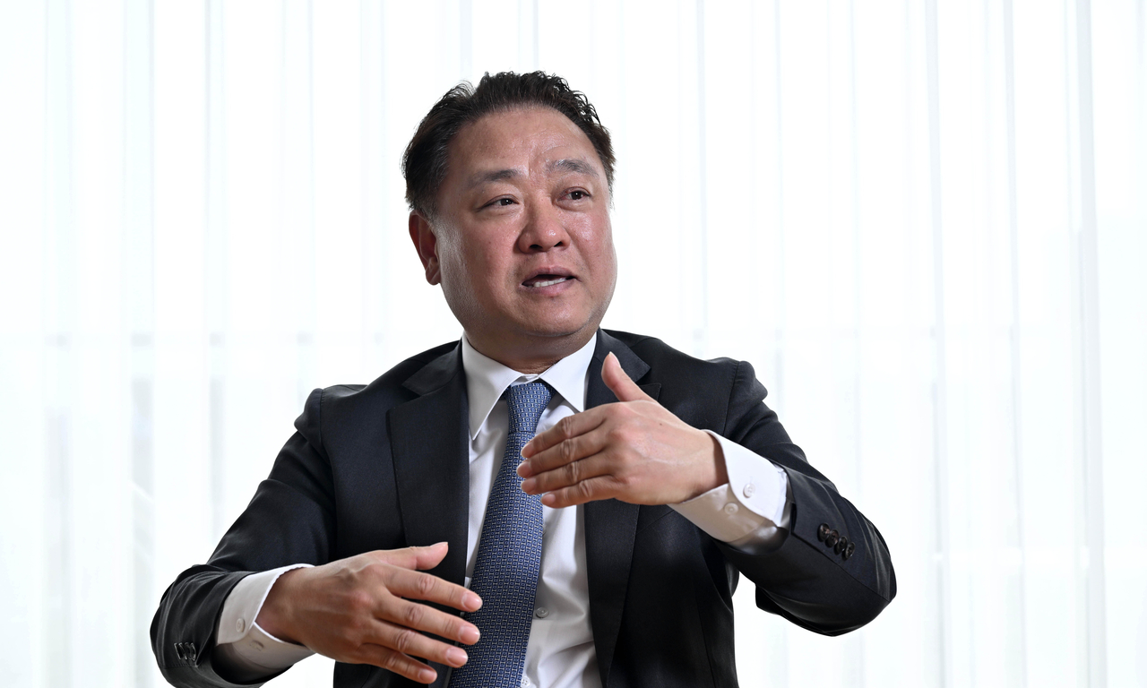 안병준 티르티르 대표가 16일 오후 서울 마포구 티르티르 본사에서 헤럴드경제와 인터뷰를 하고 있다. 임세준 기자