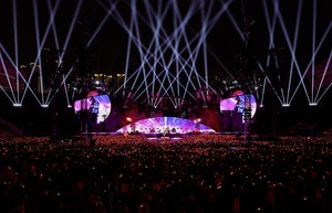 Coldplay thrills 'No. 1 audience' with music, light and messages of love