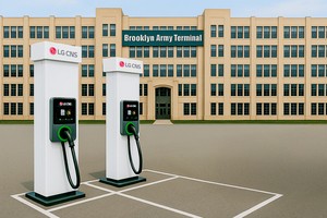 LG CNS makes US debut with smart poles, EV chargers
