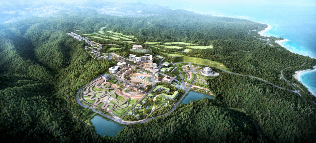 코스타밸리 관광휴양지구 조감도.(포항시 제공)