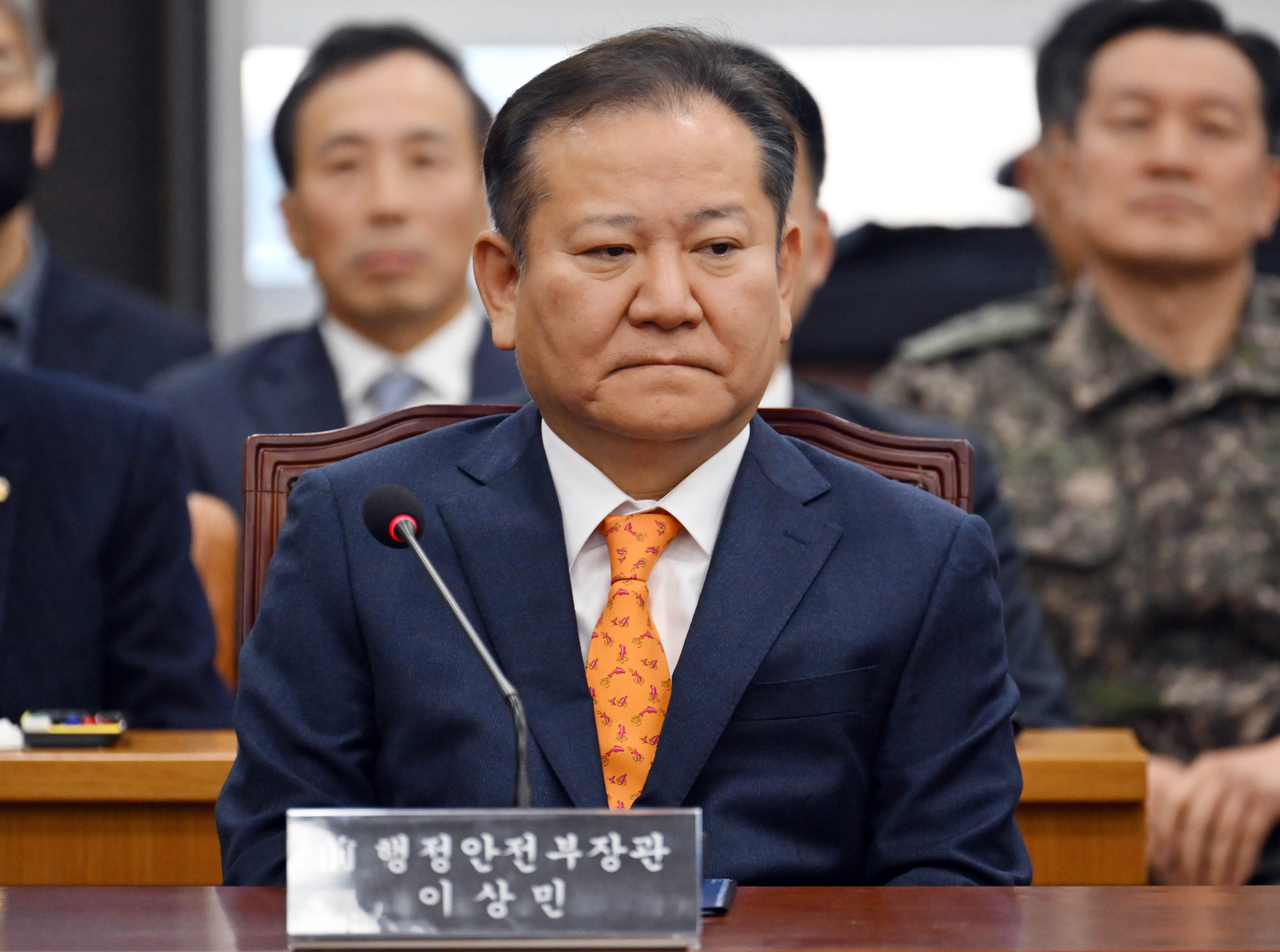 Former Interior Minister Lee Sang-min (Lee Sang-sub/The Korea Herald)