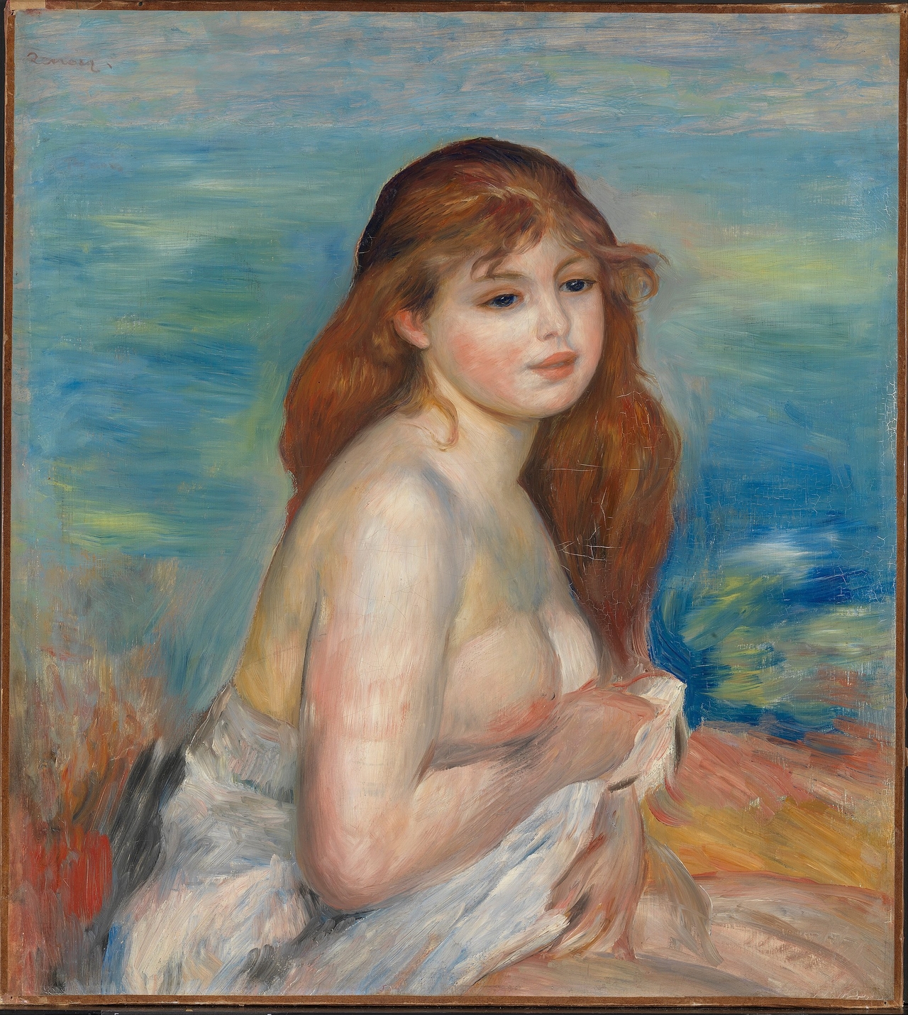 오귀스트 르누아르, 그림(Painting), 1883, 캔버스에 유채, 60x54cm, National Museum of Art, Architecture and Design