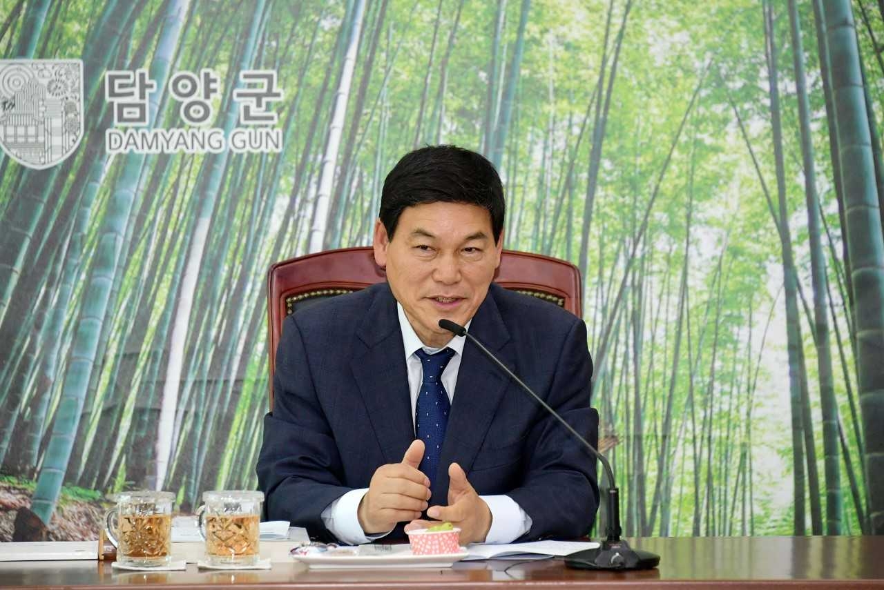 정철원 군수 취임 후 첫 ‘군정 주요 업무 추진상황 보고회’ 개최