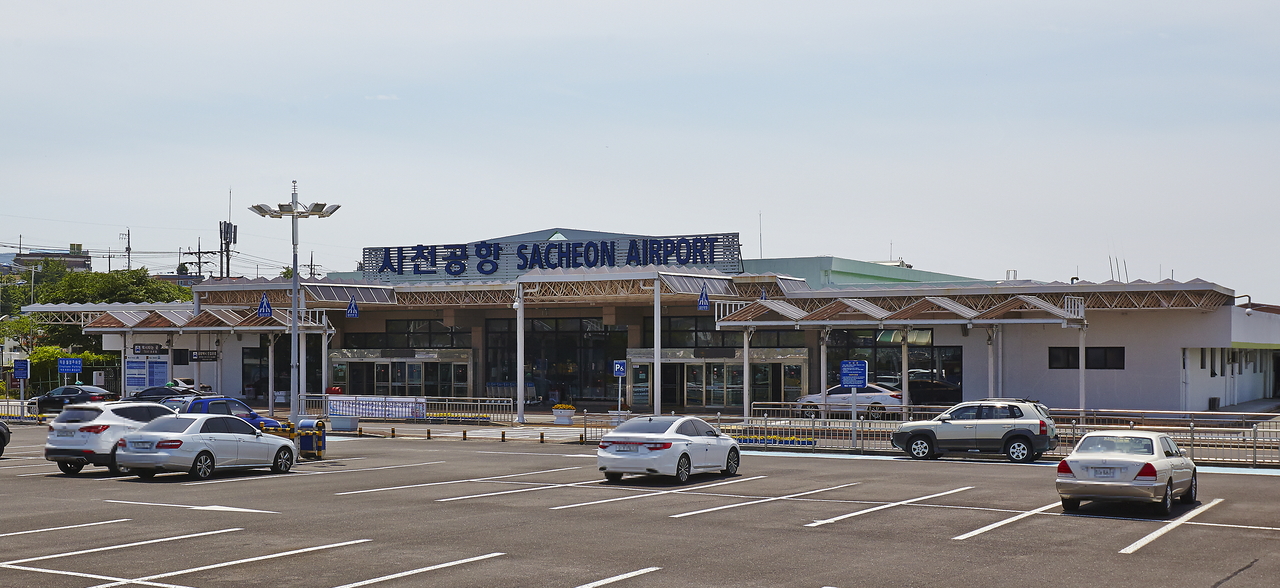 사천공항 전경.                                                                           [경남도 제공]