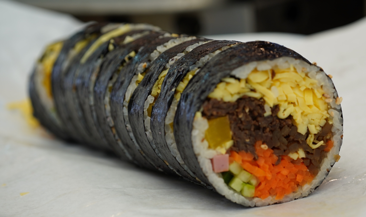 Tailor Gimbap‘s bulgogi gimbap (Lee Si-jin/The Korea Herald)