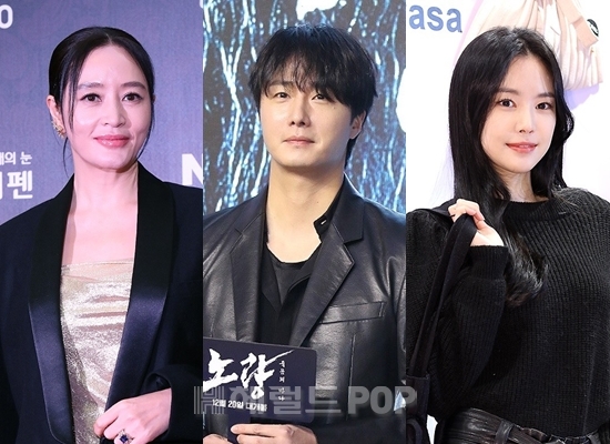 배우 김혜수, 정일우, 손나은/사진=헤럴드POP DB