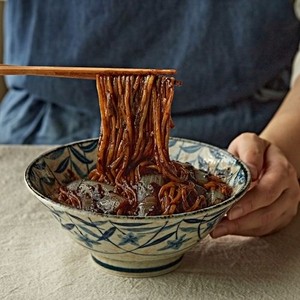 13. Jajangmyeon (noodles in black bean sauce)