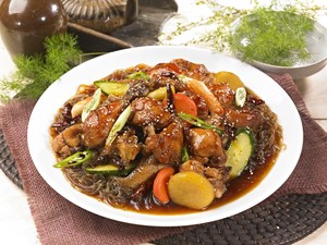 54. Andong Jjimdak (Braised chicken)