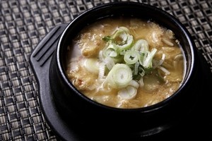 96. Biji jigae (ground soybean stew)