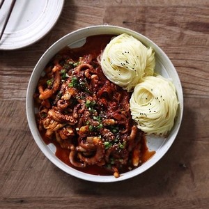 35. Nakji bokkeum (stir-fried baby octopus)