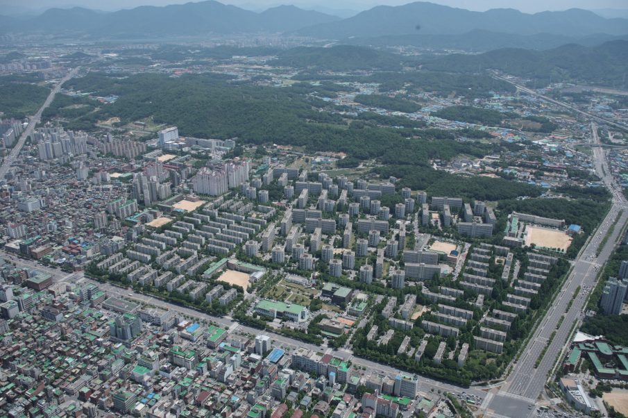 둔촌주공아파트 주변 전경.[서울연구데이터서비스 제공]