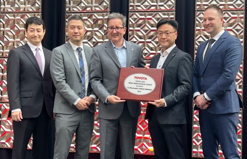 LG Electronics receives top supplier award from Toyota