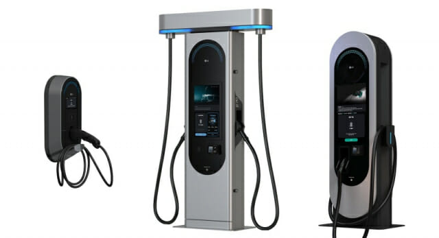 LG Electronics electric vehicle chargers