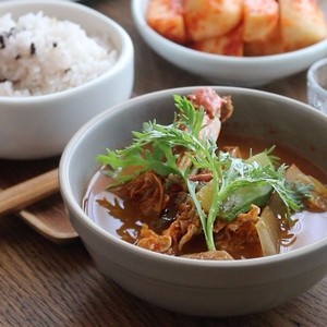 Spicy blue crab soup