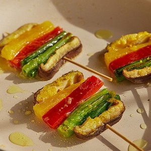 Fried vegtable skewer (Skewer jeon)