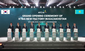 KT&G completes Kazakhstan plant to accelerate growth in Eurasia